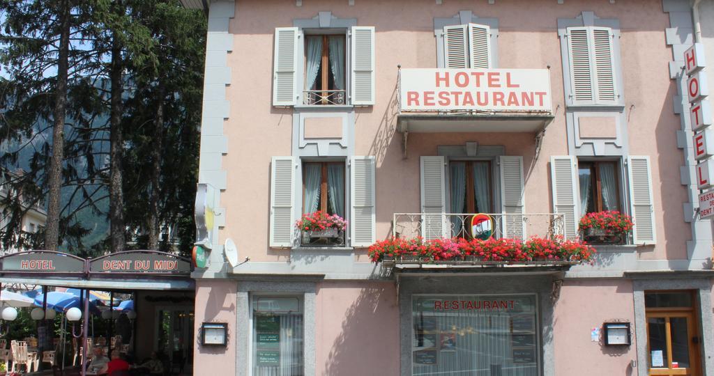 La Dent-du-Midi Hôtel&Restaurant Saint-Maurice Exterior foto